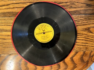 Johnny Cash Sun Record Company RARE RED EDGE 78rpm Hey Porter / Cry Cry Cry 221 Foto 1 de 4