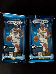2024-25 Panini Prizm NBA Basketball Sealed Cello Value Pack (2 packs, 30 cards) - Picture 1 of 1