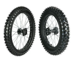 70/100-19 90/100-16 Tire Rim Set Front Rear for KX100 TTR125 Big Wheel Disc Brak - Picture 1 of 8