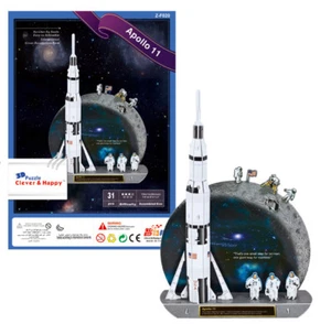 Apollo 11 Shuttle 3D Puzzle Jigsaw Model NASA Space Birthday Gift - Picture 1 of 1