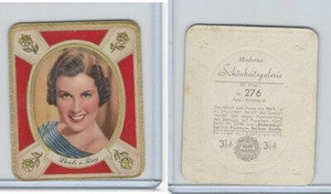 G14-15-1 Garbaty, Modern Beauties, 1937, #276 Leah V. Ray