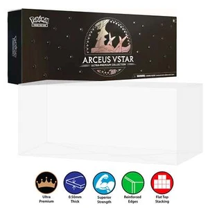 POKEMON TCG Arceus VSTAR Ultra Premium Collection Box Protectors (50mm thick) - Picture 1 of 5