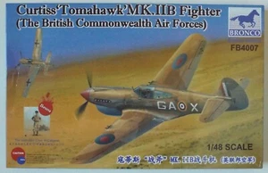 1/48 Curtiss Tomahawk MK.IIB Fighter w/Figure Bronco #FB4007 Factory Sealed MISB - Picture 1 of 12