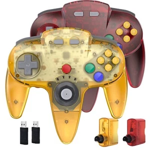 Wireless N64 Switch Online Controller for N64 Switch NS Console WIN PC Mac - Picture 1 of 55