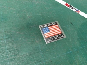 Klein USA flag X1 patent vintage decal sticker vinyl stickers sticker ステッ� - Picture 1 of 6
