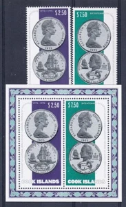 Cook Islands Scott 406-407,407a Mint NH (Catalog Value $73.00) - Picture 1 of 1
