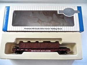 HO Bachmann 18927 Silver Series Western Maryland FLATCAR con carga envío bajo - Imagen 1 de 6