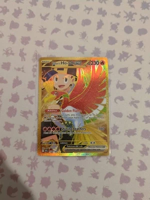Pokemon Ethan's Ho-Oh ex 239/182 Destined Rivals Gold Hyper Rare Holo NM - Image 1 of 4