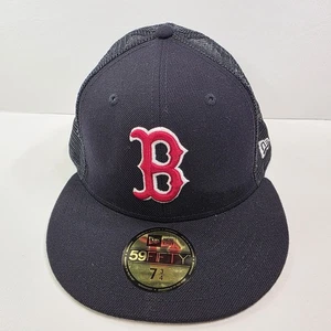 NUEVA ERA 59FIFTY MLB BOSTON RED SOX ON FIELD MALLA SOMBRERO AJUSTADO 7 3/4 AZUL MARINO  - Imagen 1 de 9