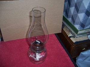 EAGLE GLASS OIL LAMP TEARDROP PATTERN MADE IN USA 33-71 - Picture 1 of 9