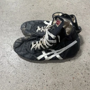 Scarpe da wrestling vintage ASICS Onitsuka Tiger taglia 10,5 *POVERE CONDIZIONI* anni 70 - Foto 1 di 15