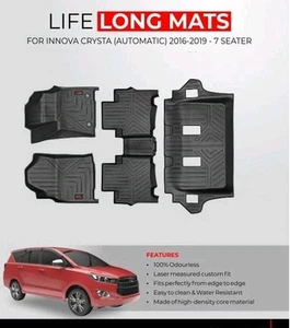Toyota Innova Crysta 2016-2021 GFX After-Market Premium Life Long Car Floor Mat - Bild 1 von 7