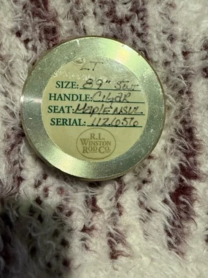 R L Winston LT 8’9” 5wt 5pc. - Image 1 of 4