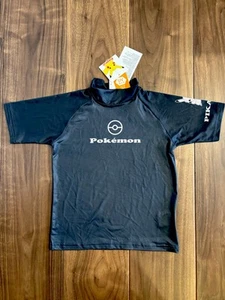 POKEMON POKE BALL Rash Guard Swim Top Shirt Boys Sz. 4, 5-6 - Picture 1 of 7