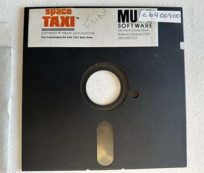 Space Taxi Muse Software Commodore 64 Rare Disk Only Tested Working - Image 1 of 4
