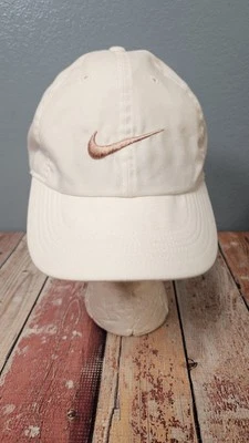 Nike Center Swoosh Hat Cap Strapback Women's Pink Logo Cotton - Image 1 of 4