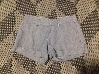 Dear John Striped Cuffed Hem Flat Front Slash Pockets Shorts 29/4 - Image 1 of 4