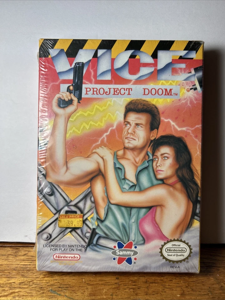 (Factory SEALED) Vice: Project Doom (Nintendo Entertainment System, 1991) RARE! - Image 1 of 4