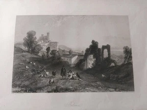 Bolsena,Incisione 1834 Originale Antica - Foto 1 di 8
