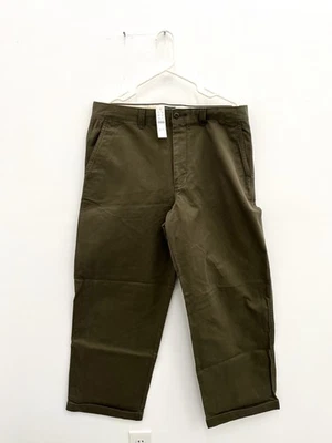 New with Tags J. Crew Giant Fit Chino Pants Cigar Olive Green Size 34 - Image 1 of 4
