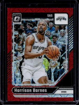 2024-25 Donruss Optic Harrison Barnes Choice Red #33/88 Spurs - Image 1 of 2