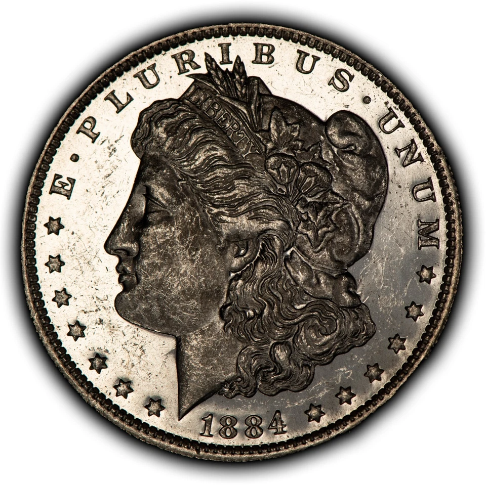 1884-O $1 Morgan Silver Dollar - DMPL Deep Mirror Proof-Like - BU - VIDEO- D7386 - Image 1 of 4