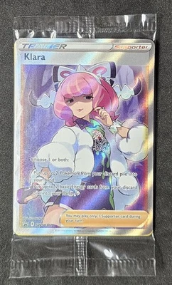 Pokemon KLARA Trainer Full Art Black Star Promo #SWSH302 SEALED - Image 1 of 2