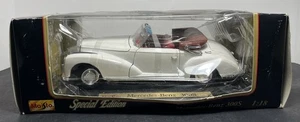 Maisto 1955 Mercedes Benz 300S White, Special Edition Diecast Car 1:18 NIB - Picture 1 of 9