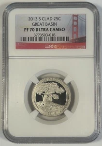 2013-S Washington Quarter Great Basin NGC PR 70 Ultra Cameo - Picture 1 of 2