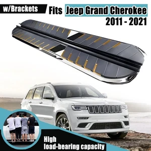 Fits Jeep Grand Cherokee 2011-2021 Side Step Running Board Nerf Bar Aluminum 2pc - Picture 1 of 9