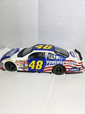  JIMMIE JOHNSON 2002 #48 LOWES EMPLOYEE SPECIAL POWER OF PRIDE 1/24 ROOKIE NIB - Image 1 of 4