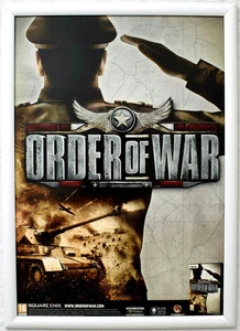 Order Of War RARE PC 42cm x 59cm Promotional Poster #2 - Picture 1 of 2