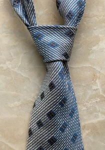 Mondo Di Marco Italian Made Silk & Linen Necktie 56.5” - Picture 1 of 7