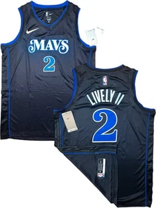 DERECK LIVELY NIKE JERSEY DALLAS MAVERICKS CITY EDITION NEW LARGE - Picture 1 of 3