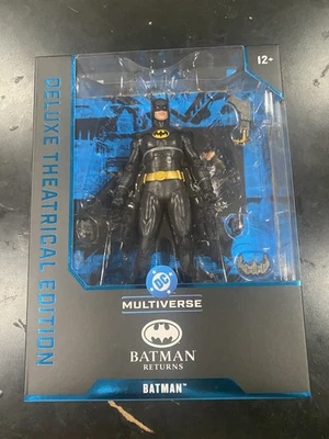 McFarlane DC Multiverse Batman Returns Keaton Batman (Deluxe Theatrical) Figure - Image 1 of 2