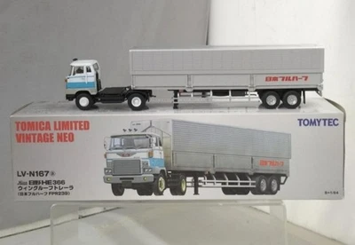 Tomica Vintage Neo LV-N167 1/64 Hino HE366 Wing Roof Trailer - Image 1 of 4