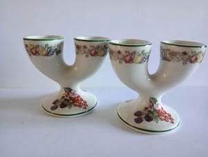 Johnson Brothers Regal frisches Obst Paar doppelte Eierbecher. Top Zustand. - Bild 1 von 9