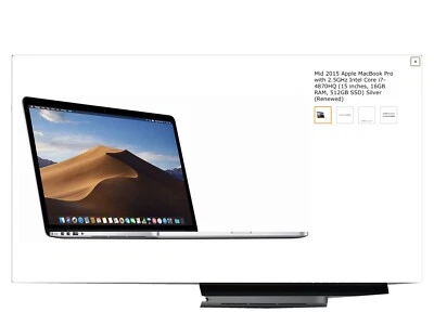 Apple MacBook Pro 15.4"(512GB SSD, Intel Core i7 4th Gen., 2.50 GHz , 16GB) - Image 1 of 4