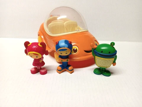 2012 Mattel Viacom Umizoomi UMIRRIFIC Umicar w/Milli Geo Bot 3 Character Figures Cover