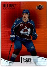 2021-22 Upper Deck Allure Rainbow Red-Orange #R-40 SAMPO RANTA  Avalanche 