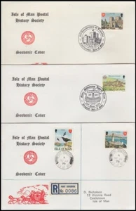 FUNDAS MATASELLOS ESPECIALES ISLA OF MAN 1979 (x6) (ID:301/D47327) - Imagen 1 de 2