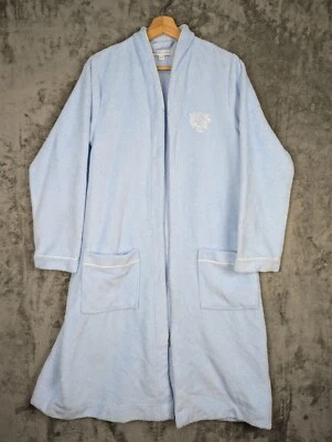 Bata Eileen West Waltz Cremallera Completa Mujer Talla S/M Azul Manga Larga Bolsillos Nueva con Etiquetas-Nueva Foto 1 de 4