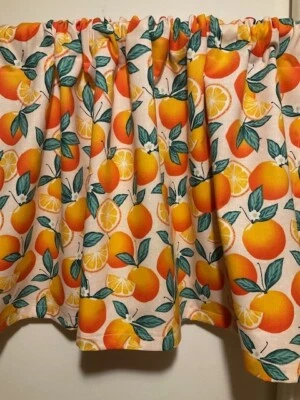 Cenefa hecha a mano REBANADAS DE NARANJA, 41 X 15 PULGADAS Foto 1 de 3