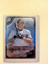 2005 Bowman Draft Picks Baseball Chrome Autograph #BDP178 Ryan Zimmerman