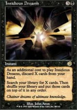 MTG magic cards 1x x1 Light Play, English Insidious Dreams Torment