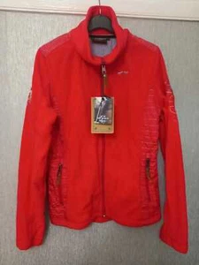 HV Polo Society Fleece Jacket Ledoux Coral Size Medium DH014 XX 08 - Picture 1 of 5