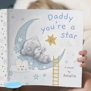 Personalised Book Gift For Daddy Him Birthday Dad Grandad Fathers Day Poem - Picture 1 of 9