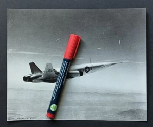 grande foto 7,5x9,5 originale di fabbrica USAF NORDAMERICANO X-10 # 19308 - Foto 1 di 2