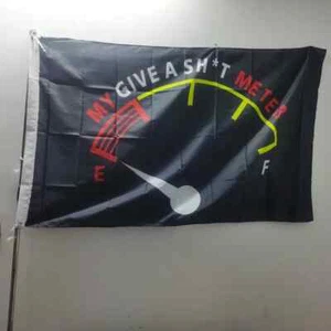 Black And Red Flag Fun Poster Wall Flag Dormitory Room Decor 90x150cm Polyester - Picture 1 of 6