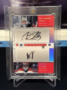 2005-06 UD BAP Dual Auto - Roberto Luongo / Marc Andre Fleury SP Rare!!! - Picture 1 of 1